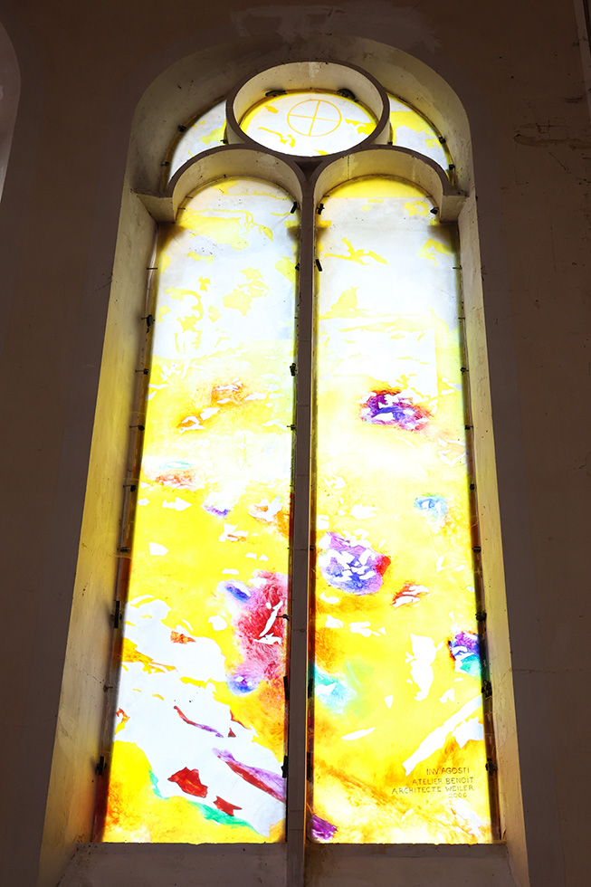 Eglise de Bouzy vitraux Antoine Benoit