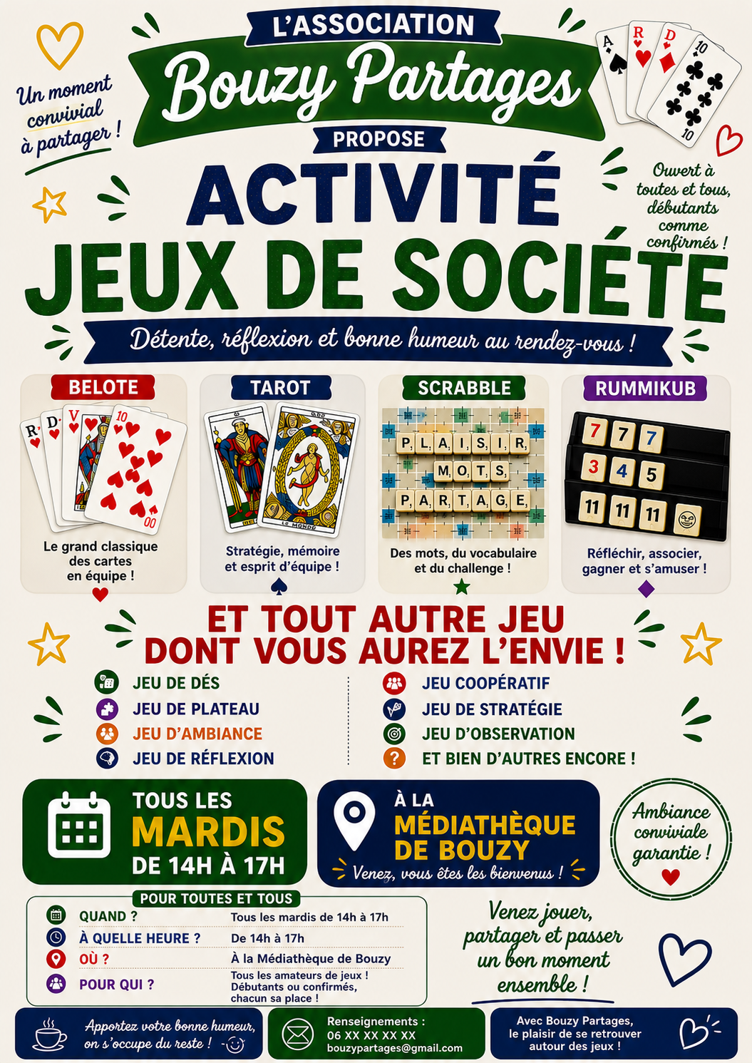 Petits jeux mardi après-midi